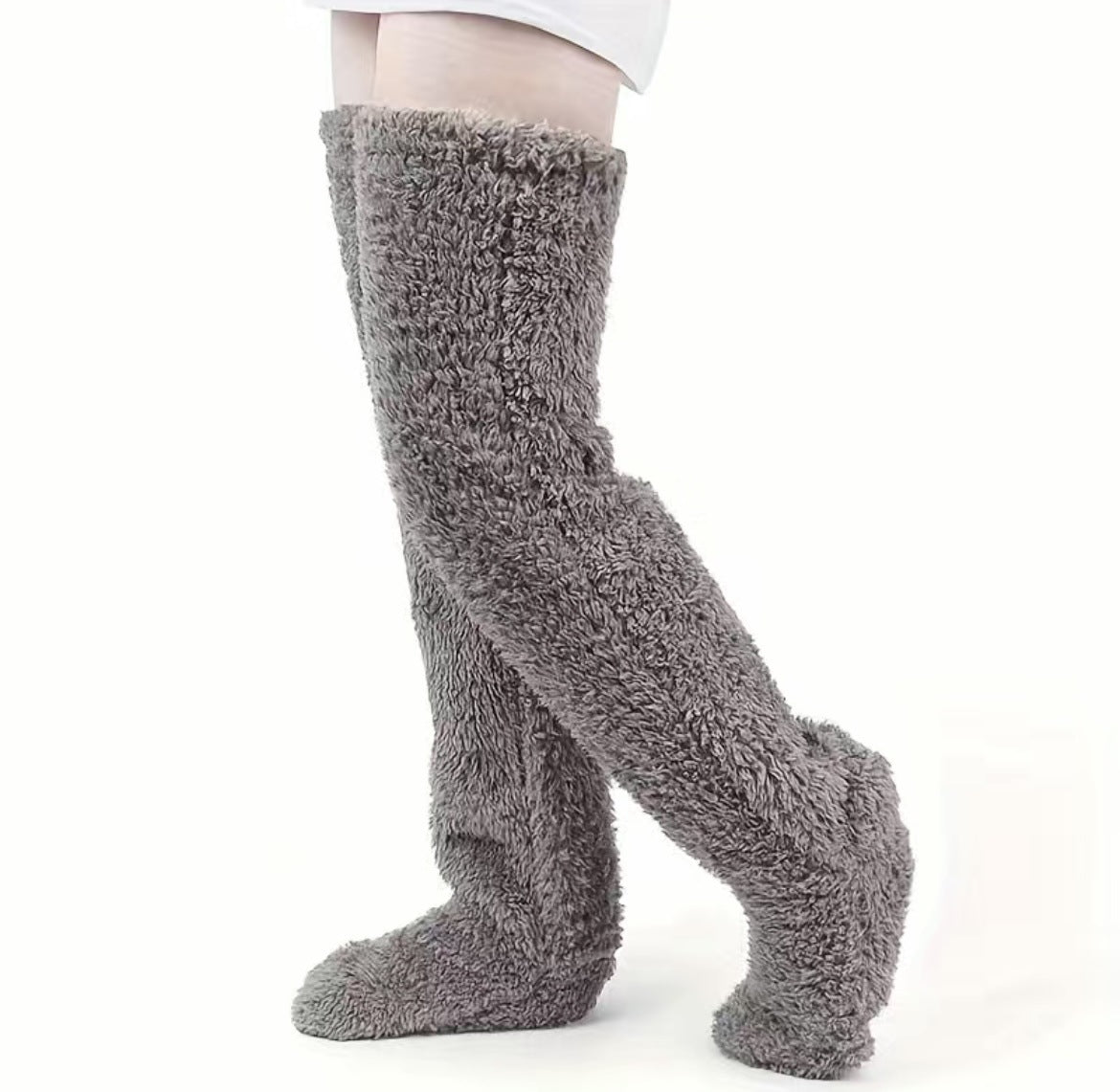 Plush Tall Lounge Socks